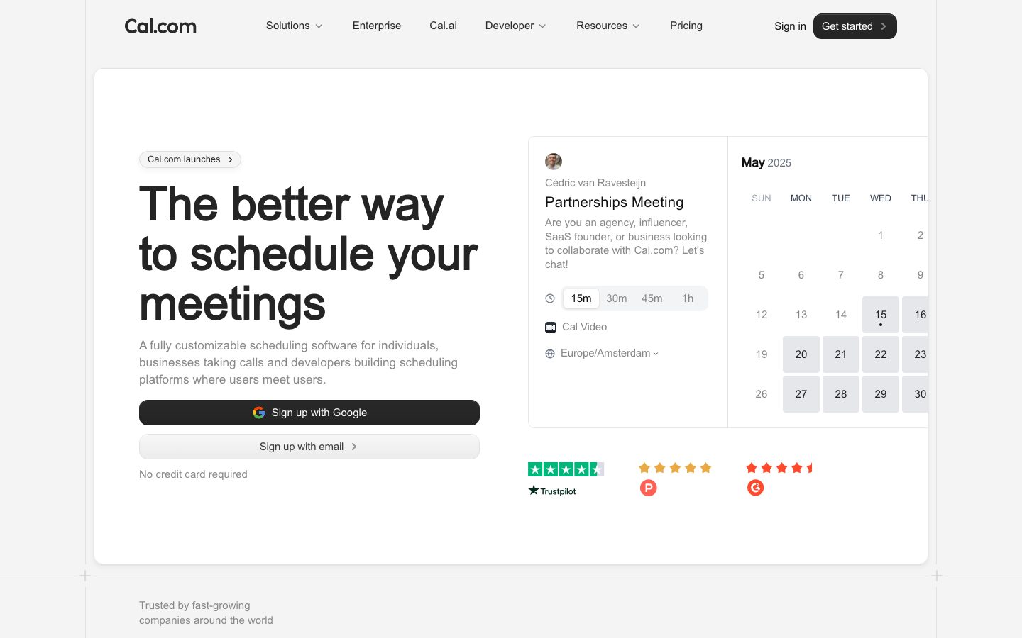 Cal.com screenshot 1