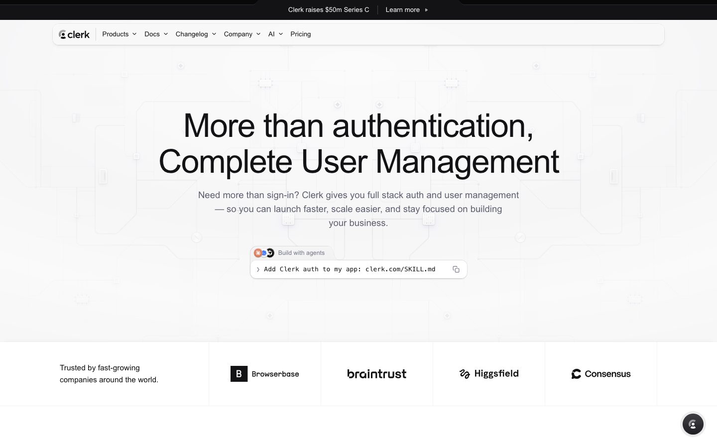 Clerk screenshot 1