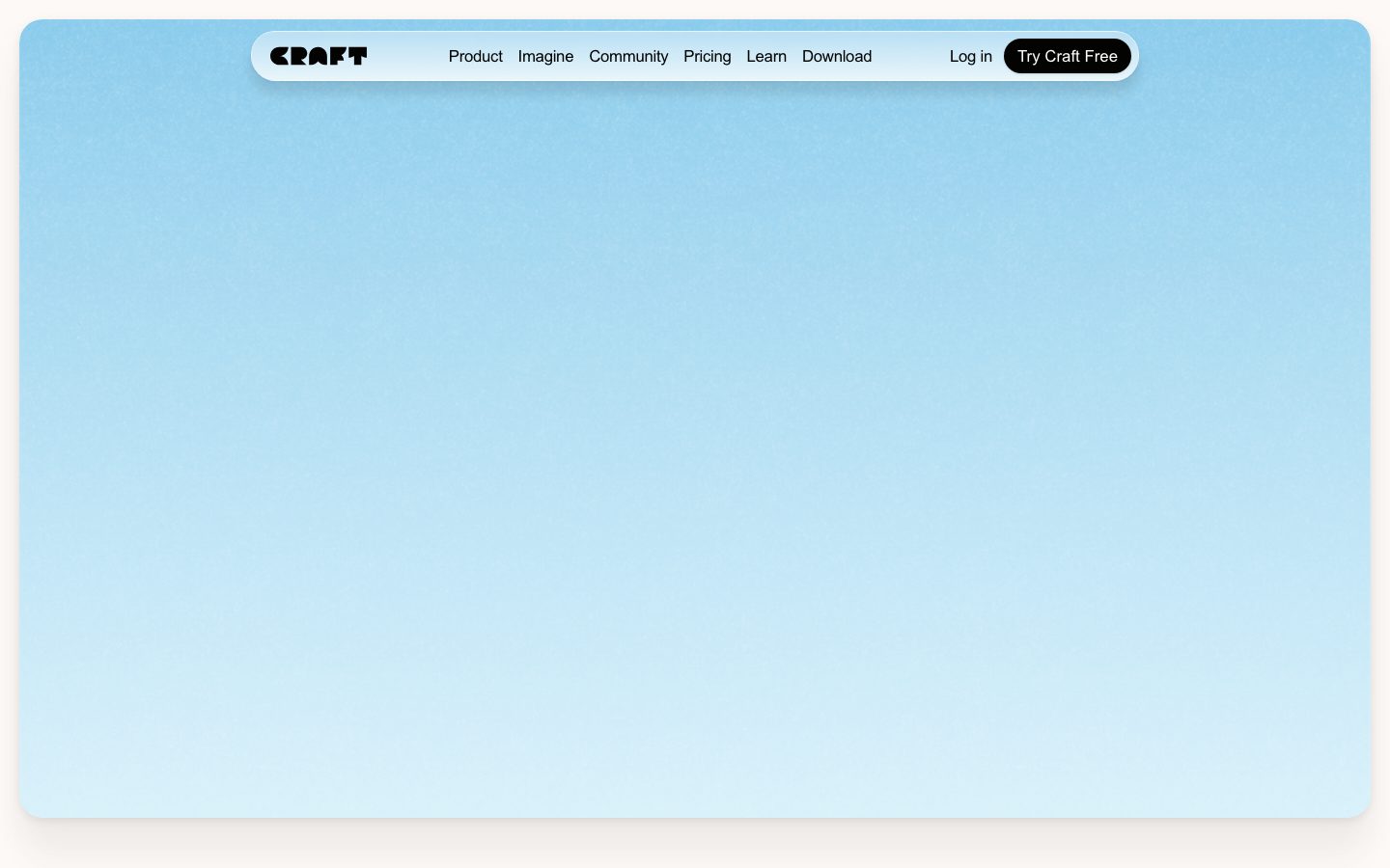 Craft screenshot 1
