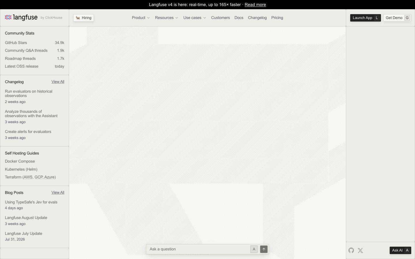 Langfuse screenshot 1