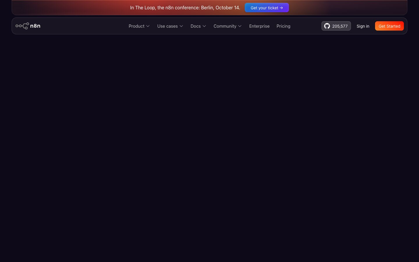 n8n screenshot 1