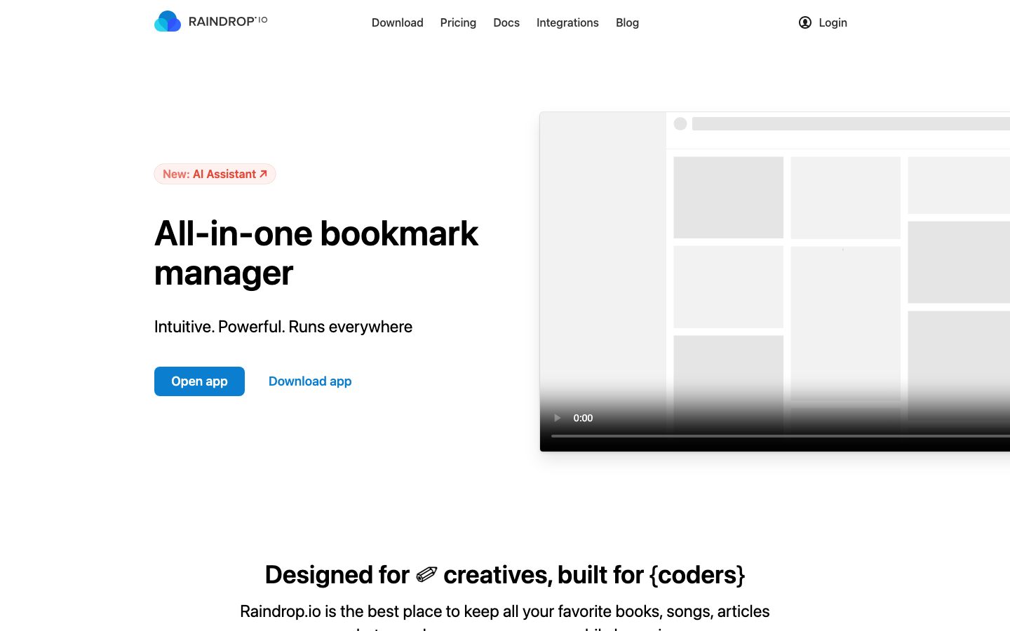 Raindrop.io screenshot 1