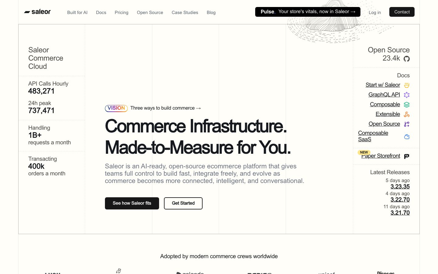 Saleor screenshot 1