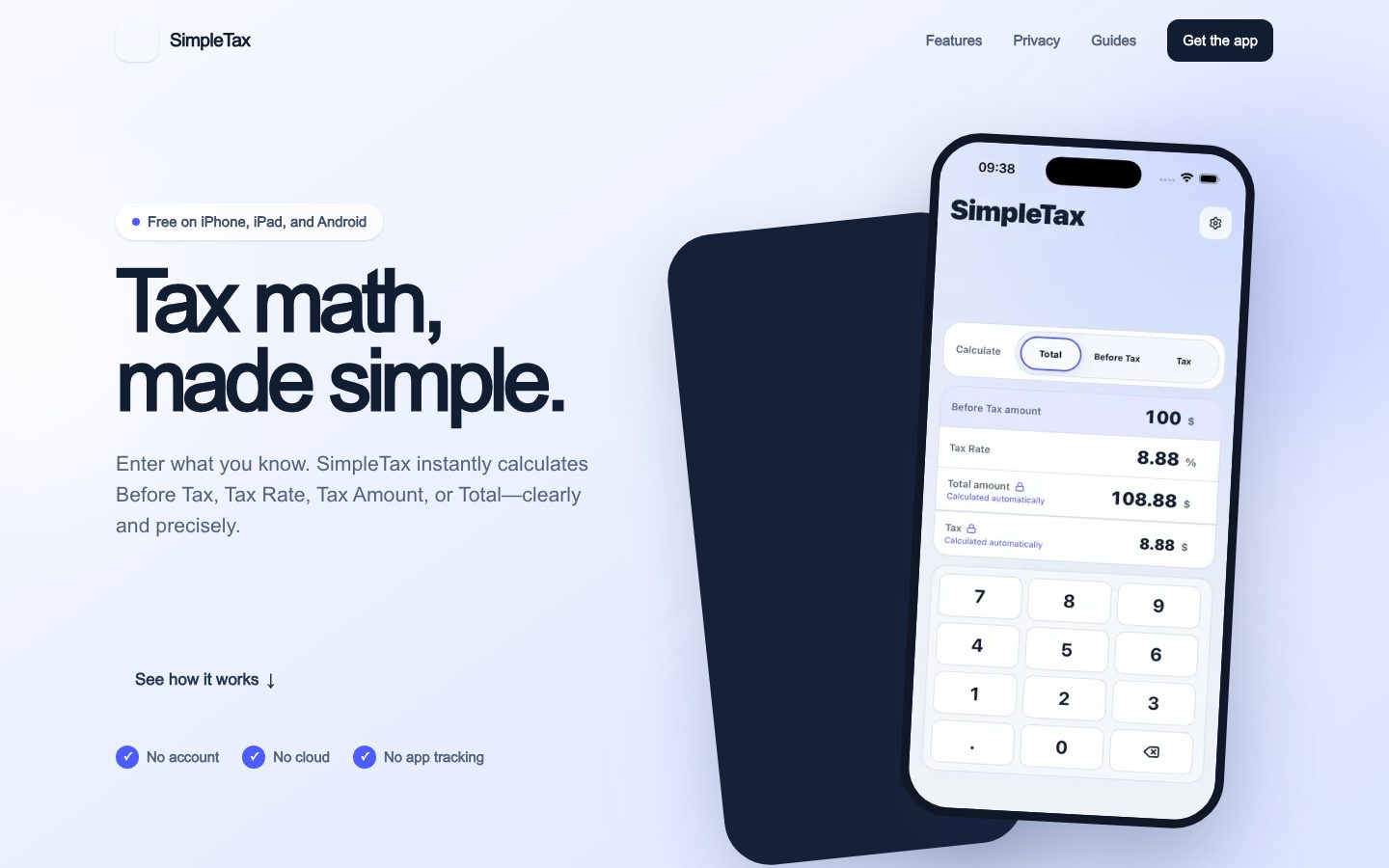 SimpleTax screenshot 1