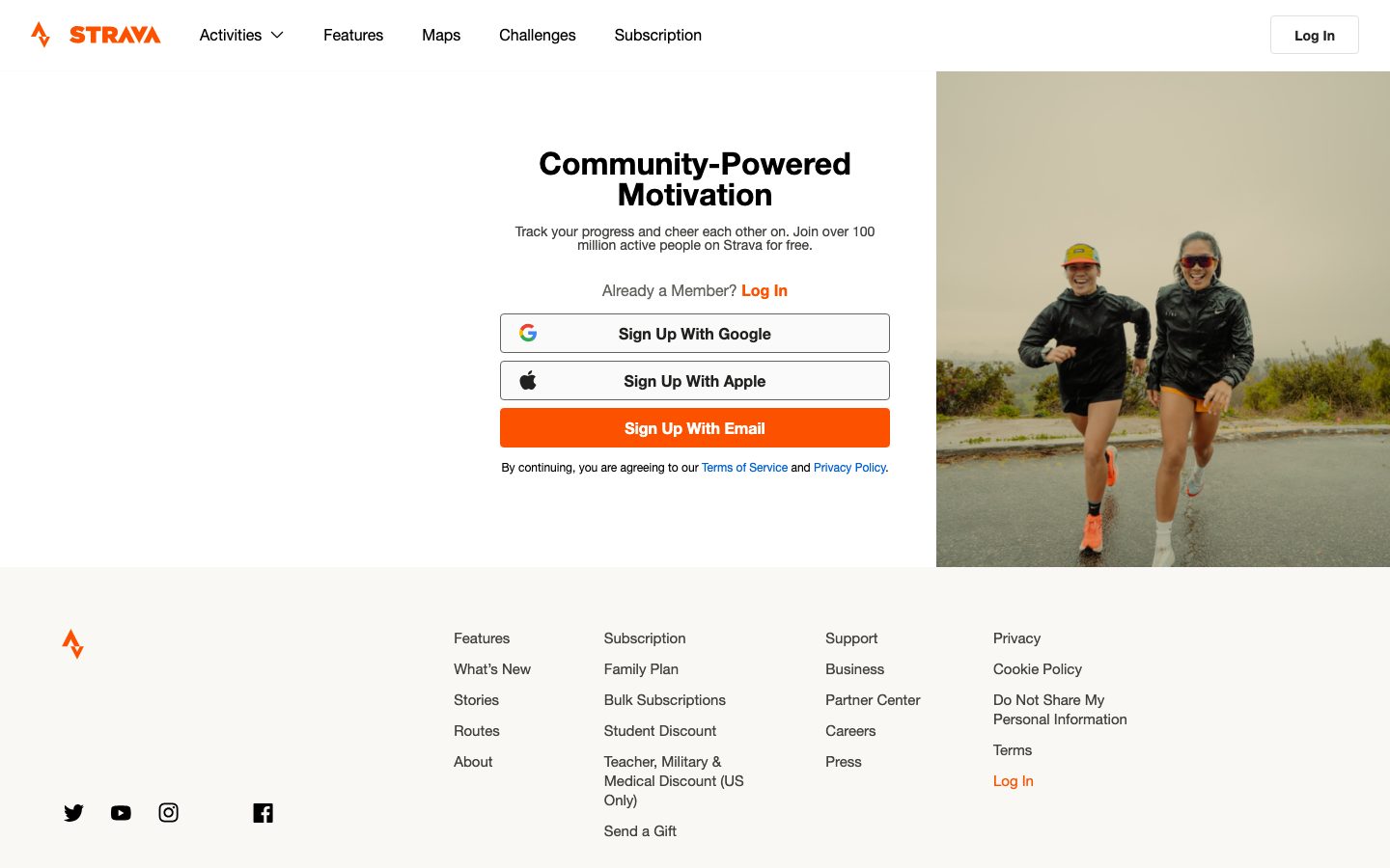 Strava screenshot 1